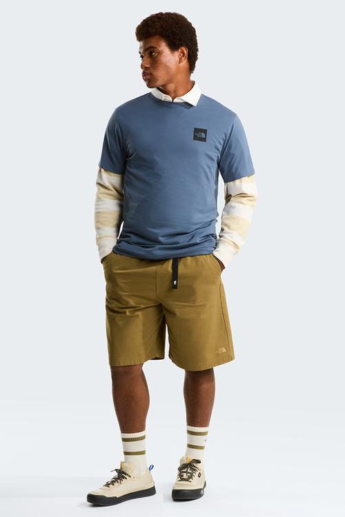 M Evolution Box Half Dome Regular Short Sleeve Tee - Granite Grey