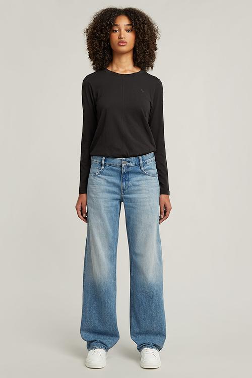 Judee Loose Wmn - Sun faded air force blue