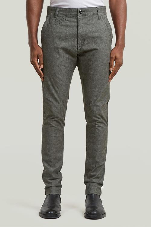 Bronson 3.0 Slim Chino - Asfalt/Milk Dobby