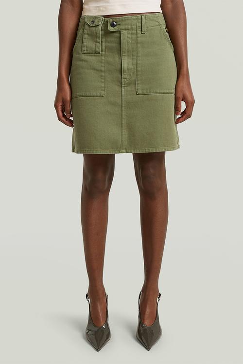 Short cargo skirt wmn - Four leaf clover gd