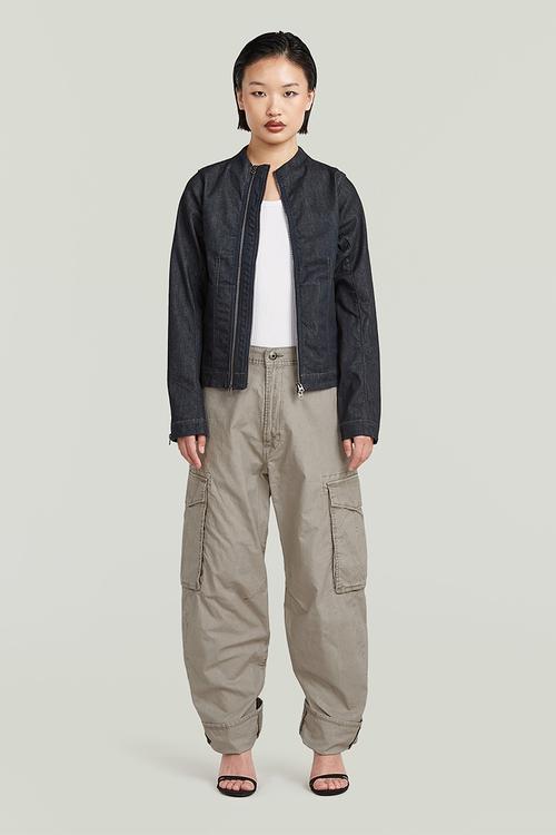 Cargo 3D boyfriend pants - Elephant skin gd