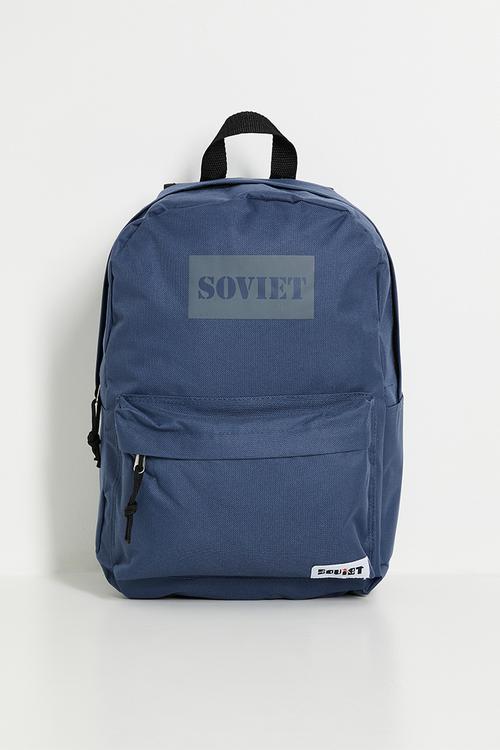 Jazz nylon backpack - navy & grey