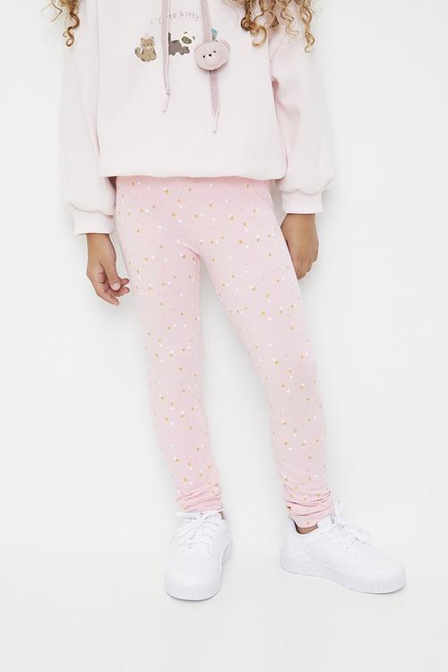 Printed leggings - pink/multi