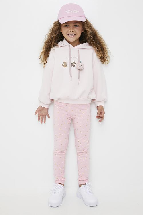Printed leggings - pink/multi