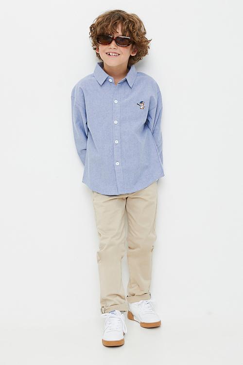 Plain shirt - navy 1