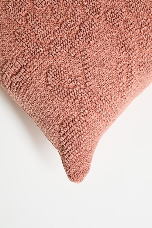 Flora Tufted Cushion Cover - Rust