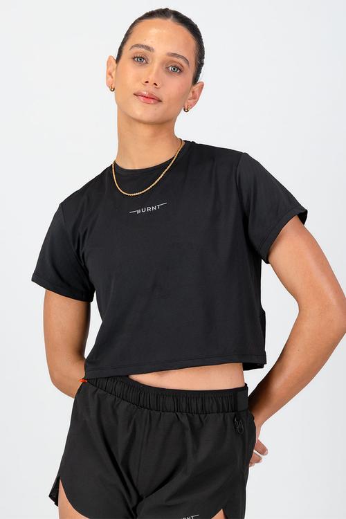 Women's Peak Active Tee - Black