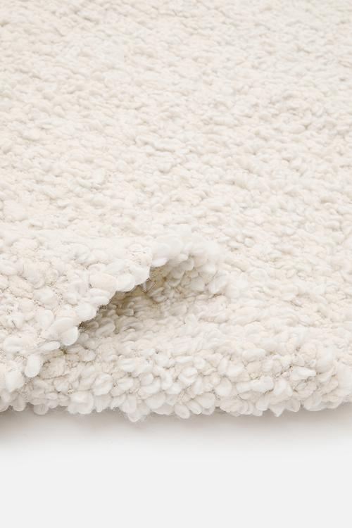 Handwoven Textured Rug - Cream