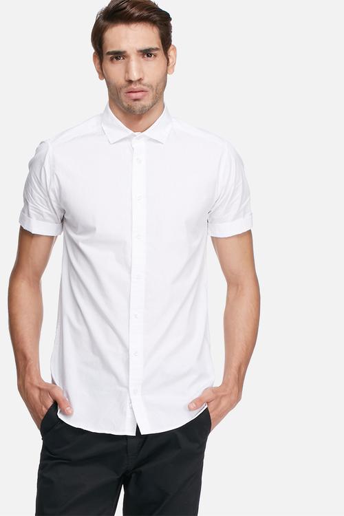 Poplin slim fit shirt