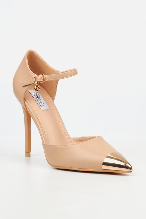 Lola 63 gold toe heel - neutral