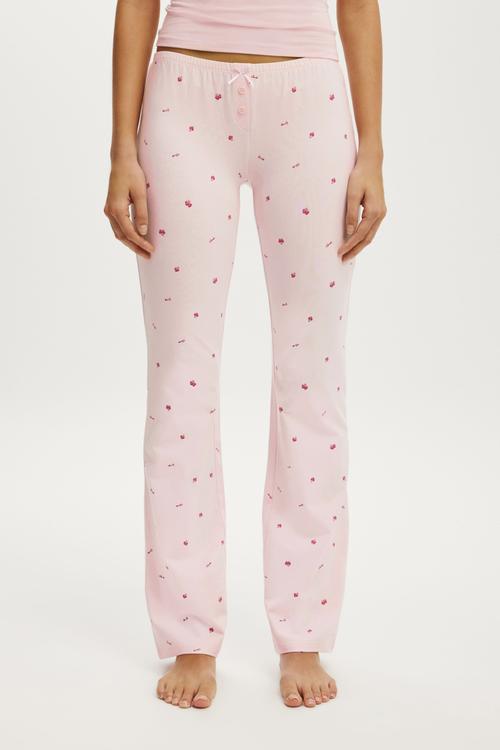 Dreamy soft flare pant - pink kiss lock & key