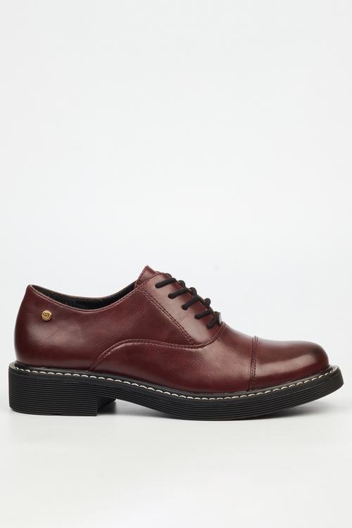 Princeton 1 lace up derby - burgundy