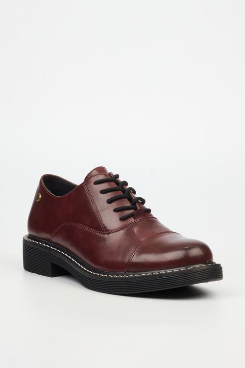 Princeton 1 lace up derby - burgundy