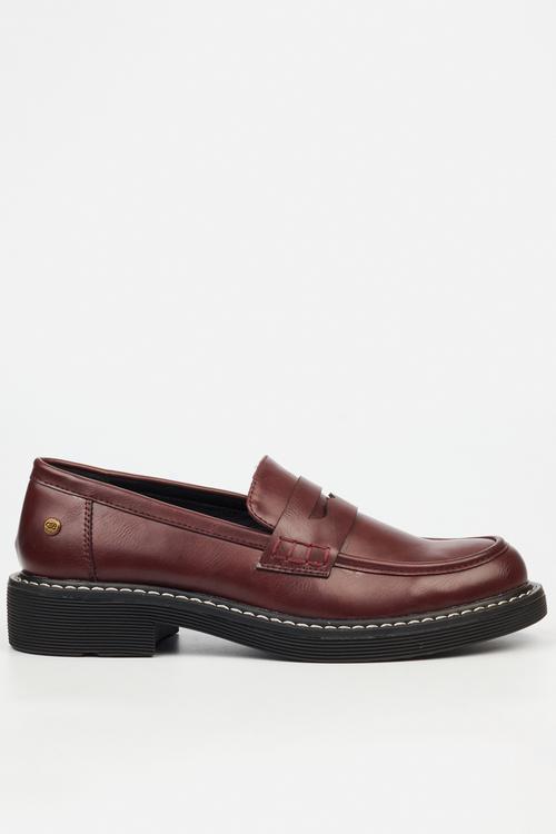 Princeton 5 penny moc derby - burgundy