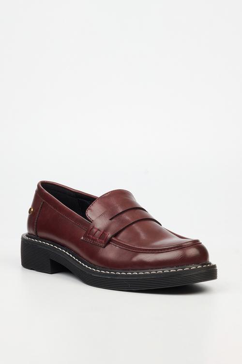Princeton 5 penny moc derby - burgundy