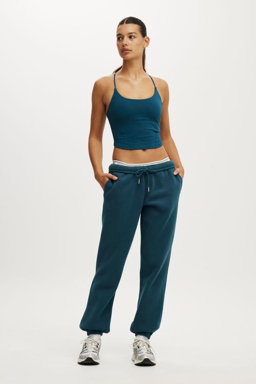 Ultra Soft Contour Strappy Back Tank - Tidal Teal