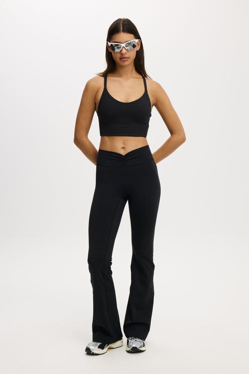 Active Bonded Strappy Tank - Black