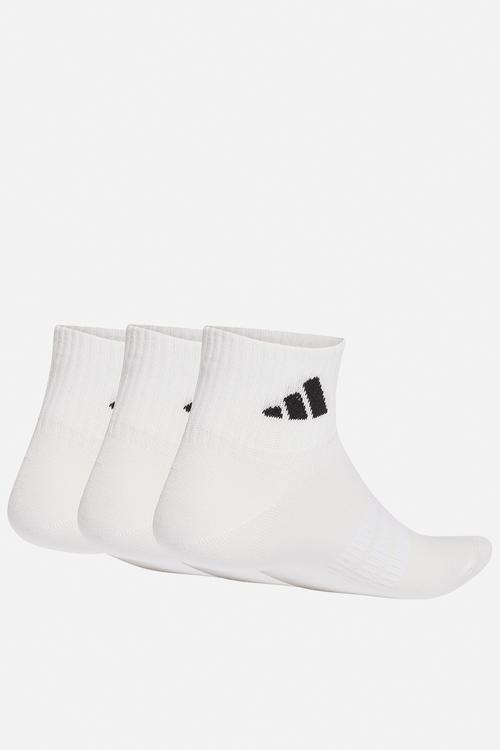 Thin&Light Ankle Socks 3pk - White/white/black