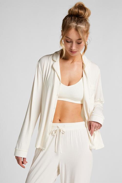 Jacket long sleeve jersey essential - whisper white