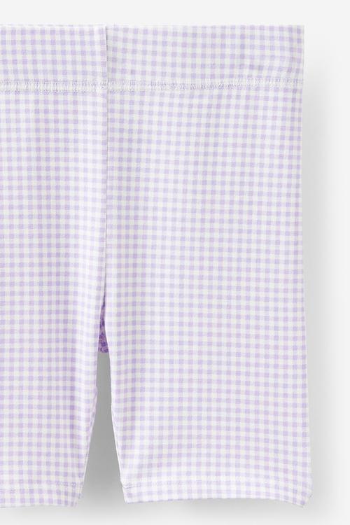 Hailey Bike Short - Lilac Mood/Vanilla Gingham