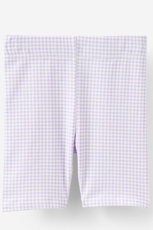 Hailey Bike Short - Lilac Mood/Vanilla Gingham