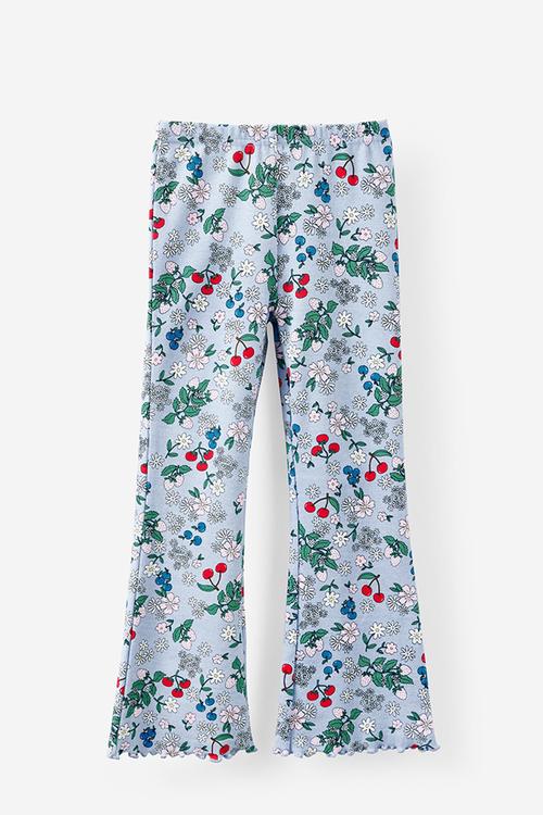 Francine Flare Pant - Dawn Blue/Floral