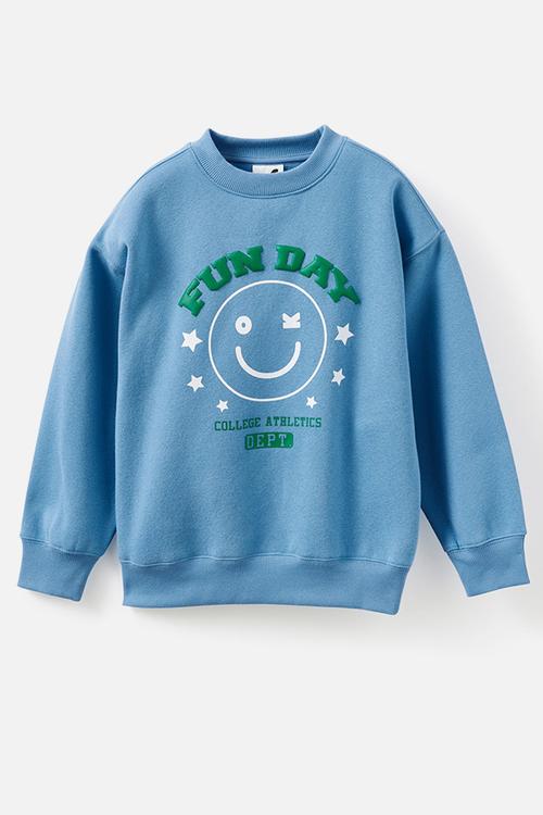 Sammy Oversize Crew - Blue Hue/Good Times Division 01