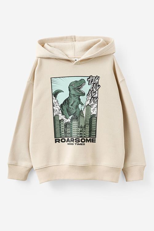 Sammy Oversize Hoodie - Rainy Day/Roarsome Good Times