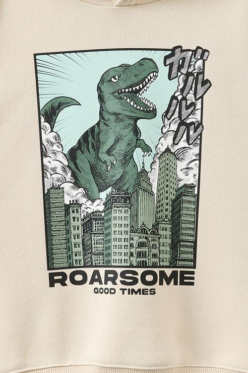 Sammy Oversize Hoodie - Rainy Day/Roarsome Good Times