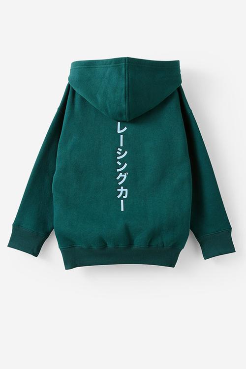 Sammy Oversize Hoodie - Storm Green/Tokyo Racer