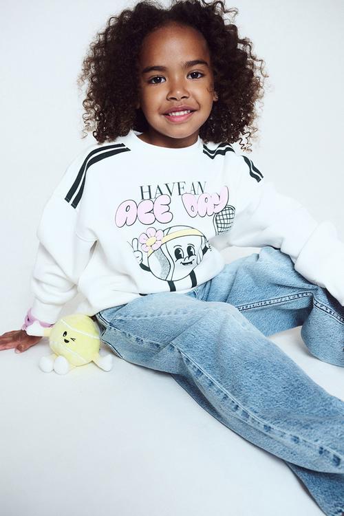Sammy Oversized Crew - Vanilla/Ace Fun Day Club