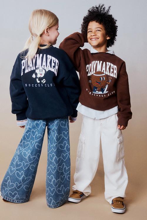 Sammy Oversized Crew - Squid Ink/Play Maker
