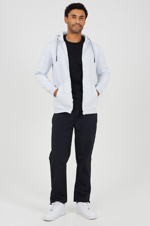 Full Zip Hoodie - Ecru Marl