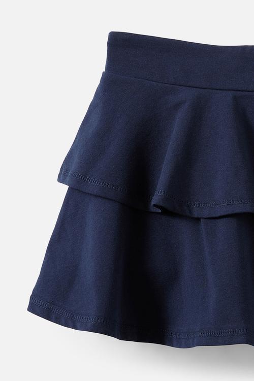 Frankie Tiered Skort - Squid Ink