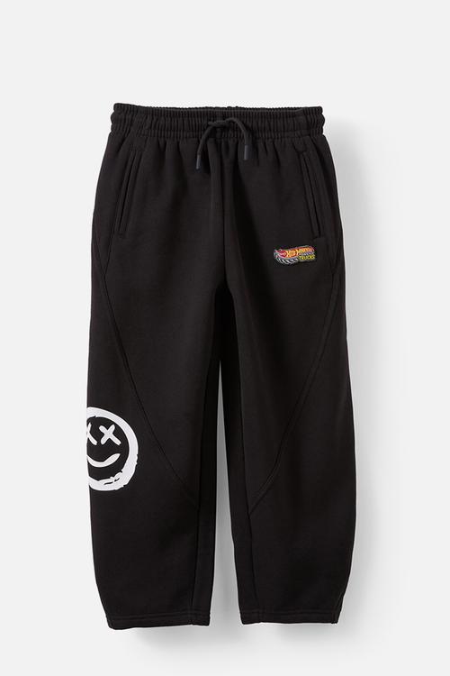 License Sammy Barrel Leg Trackpant - Lcn Mat Black/Demo Darby Face