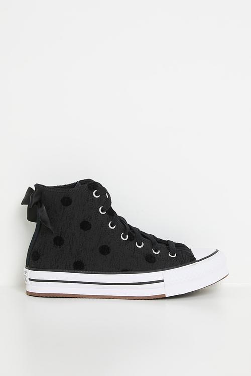 Chuck Taylor All Star Lift Bow Platform - Black/White/Black