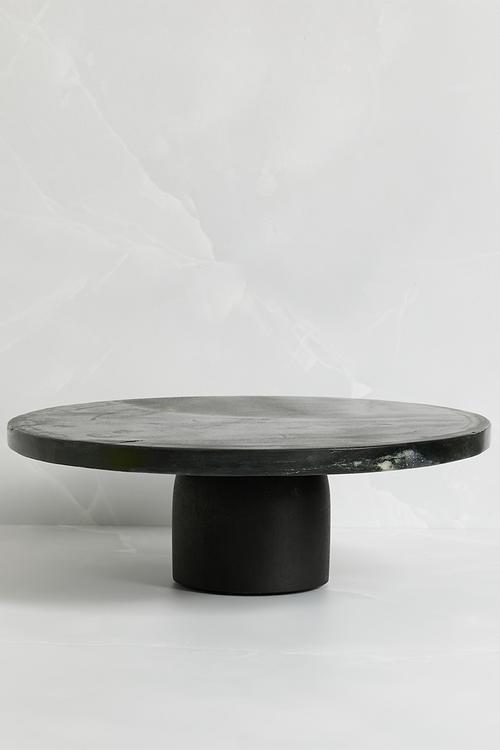 Vuro Marble & Wood Stand - Black