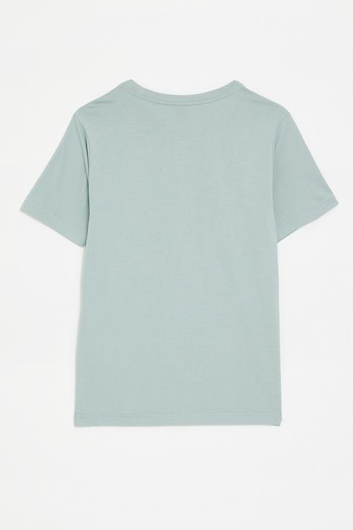 J Bl Tee 160 S26 - Wonder Sage/White