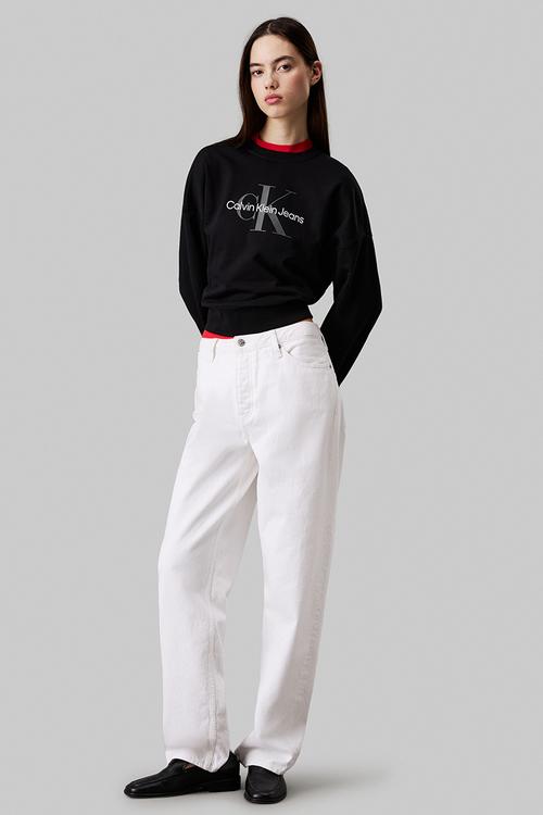 Ls monologo french terry rlxd crew - black
