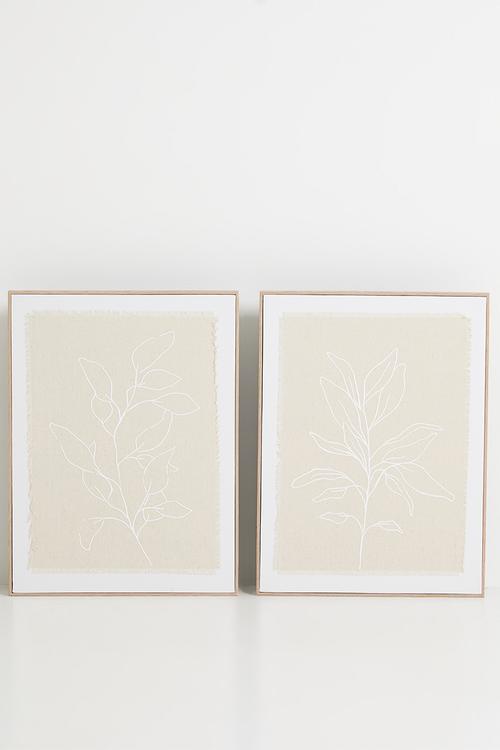 Bloom & Fade Set of 2 - Natural Frame