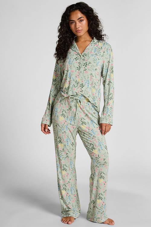 Pj jacket jersey dried flower - green