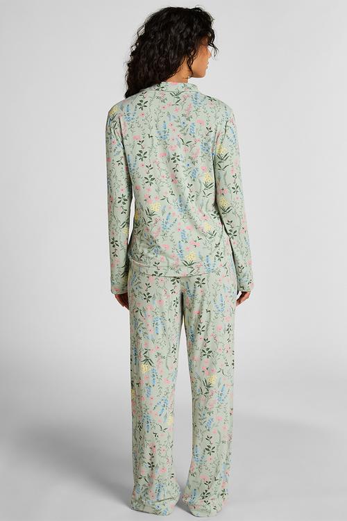 Pj jacket jersey dried flower - green