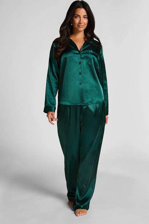 Pj ls satin minimal - green
