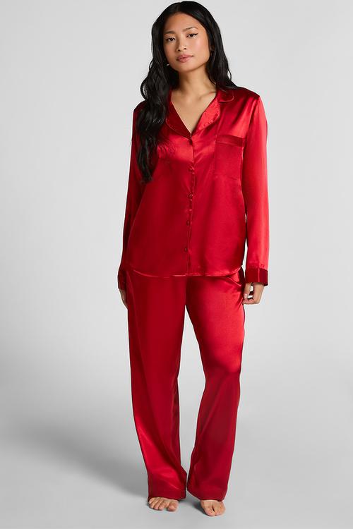Pj ls satin minimal - chilli pepper