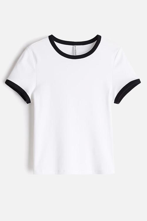 Fitted t-shirt - white
