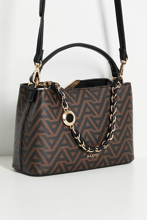 Valentya top handle bag - brown