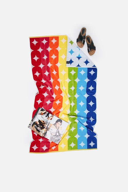 Diamonds beach towel