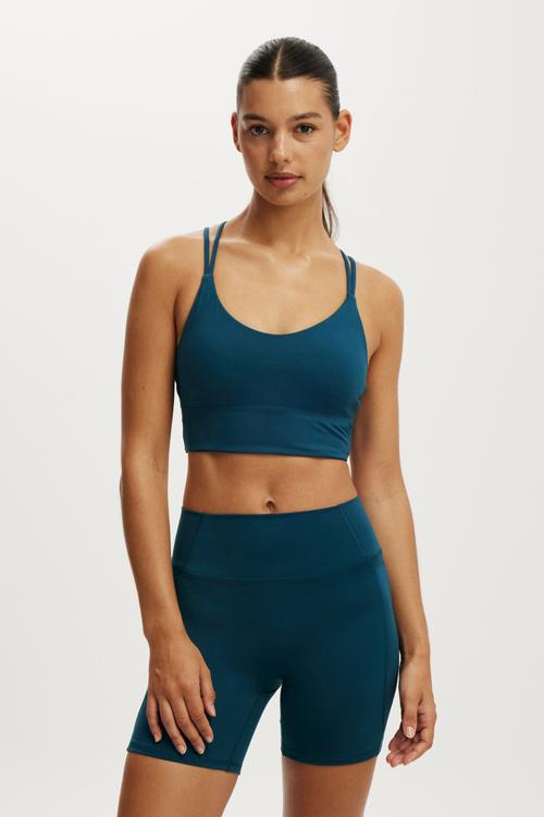 Active Bonded Strappy Tank - Tidal Teal
