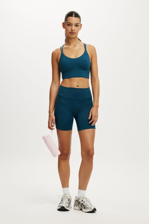 Active Bonded Strappy Tank - Tidal Teal