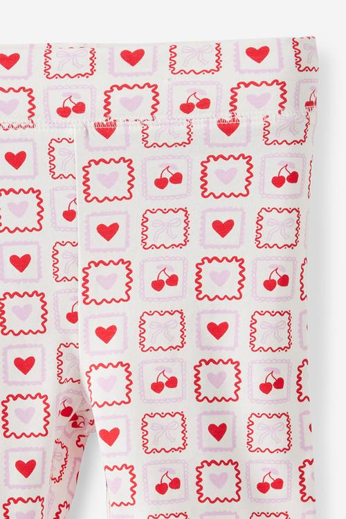 Hailey Bike Short - Vanilla/Love Print